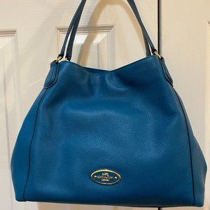 Coach Blue  Leather Hobo Bag NWOT * MAKE OFFER *